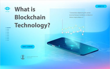Büyük veri işleme, enerji istasyonu gelecek, veri merkezi, Cryptocurrency ve blockchain izometrik kompozisyon akıllı nesne ve akıllı teknoloji tasarım kavramı. blockchain başlangıç üzerinde çalışmak için.