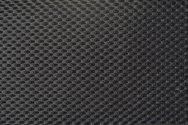 Zwart Grijze Fishnet Doek Materiaal Als Achtergrond Textuur — Stockfoto