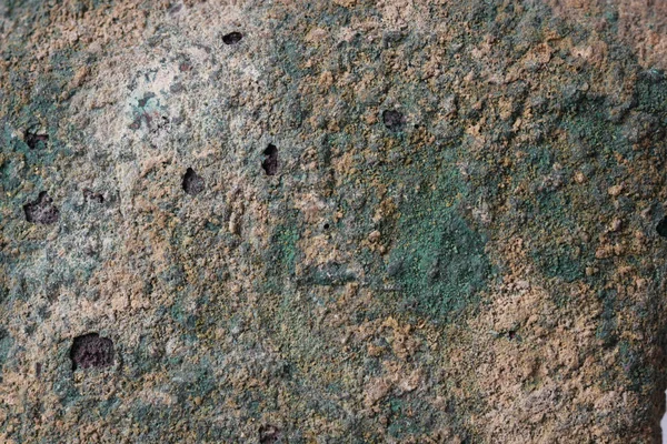 Groene Patina metalen textuur achtergrond — Stockfoto