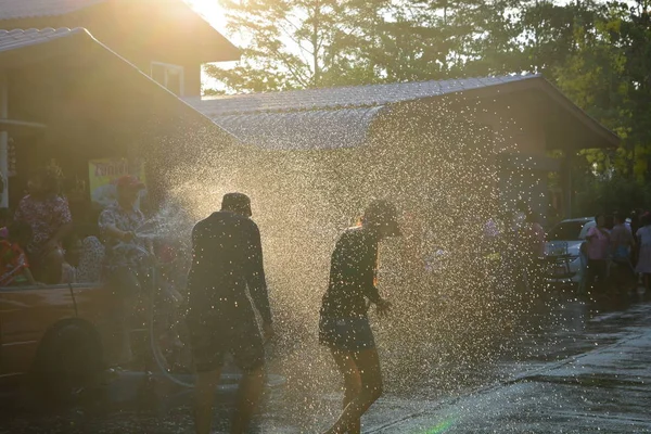 Festival de Songkran al estilo Thai-Mon — Foto de Stock