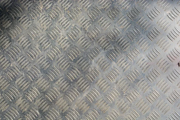 Texture de la plaque de plancher en acier inoxydable — Photo