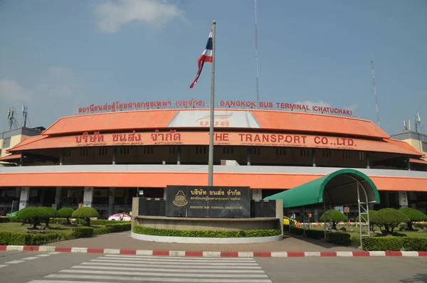 Terminal de autobuses de Bangkok chatuchak — Foto de Stock