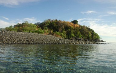 Koh Hin Ngam üzerinde güzel taş , Satun Eyaleti Tarutao Deniz Milli Parkı, Tayland