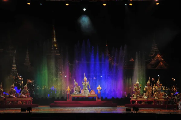 Pantomime thaïlandaise (Khon) Performance — Photo