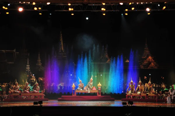 Prestazioni Pantomime tailandese (Khon) — Foto Stock