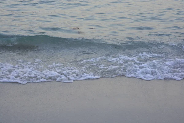 Wave Sea Water Sand Evening — Stock Photo, Image