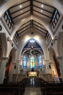 NAKHON RATCHASIMA, THAILAND 9 AĞUSTOS 2020: Kutsanmış Nicholas Bunkerd Kitbamrung Kilisesi Khao Yai