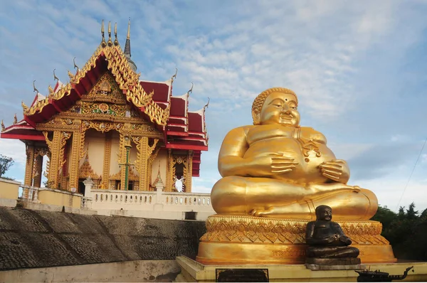 Nakhon Ratchasima Thaïlande Août 2020 Statue Bouddha Assis Doré Katyayana — Photo