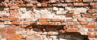 arka plan olarak tuğla duvar yüzeyi 