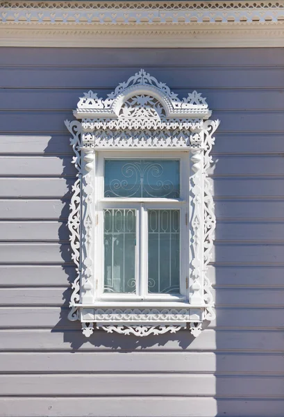 Vue Fenêtre Sur Mur Bâtiment — Photo