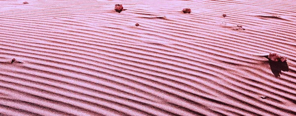 Magnifique Motif Géométrique Dunes Sable Gros Plan Paysage Désertique Naturel — Photo