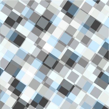 Soyut futuristik geometrik çok renkli kareler desen. Vektör çizim