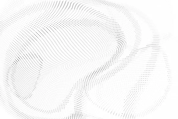 Abstracte Licht Monochroom Halftoonpatroon Ontwerpen Sjabloon Vectorillustratie Met Stippen Moderne — Stockvector