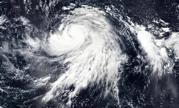 Hagibis Super Typhoon Pacific Ocean Eye Hurricane Satellite View Some — Stock Photo, Image