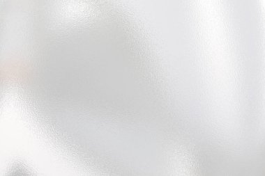 Hafif mat yüzeyi. Plastik cam. Buzlu kış penceresi camı. Beyaz gri eğimli şeffaf arkaplan. 3d gerçekçi illüstrasyon   