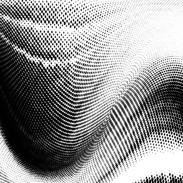 Modèle Abstrait Monochrome Demi Teinte Grunge Illustration Vectorielle — Image vectorielle