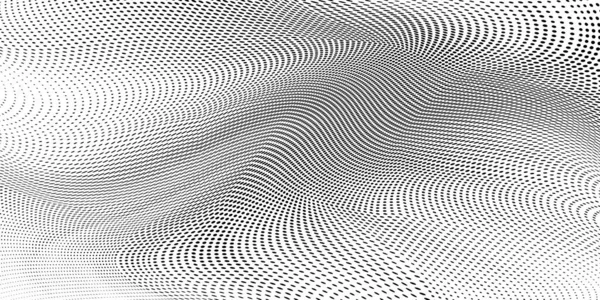 Abstraktes Monochromes Grunge Halbtonmuster Vektorillustration — Stockvektor