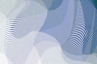 Soyut açık mavi düşük polyester yarım ton deseni