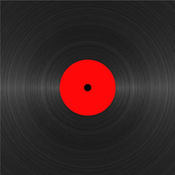 Vinyl record close up. Black vinyl texture. Vector illustration