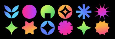 Soyut Şekiller ve Gradyan Renkleri