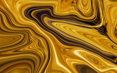 Renkli mermer yüzey. Eğrileri karışımı sarı mermer deseni. Soyut desen.