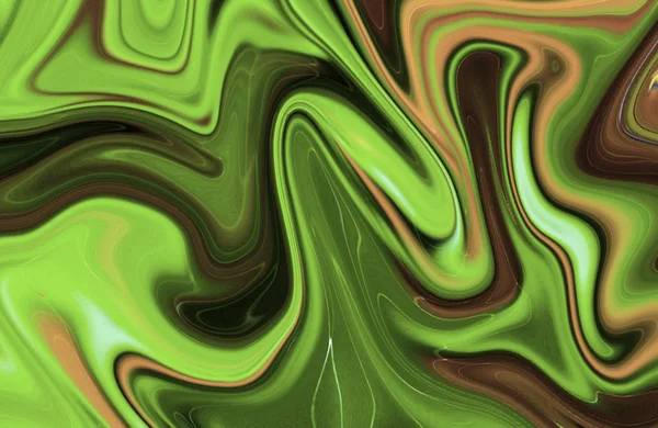 Colorful Marble Surface Green Marble Pattern Blend Curves Abstract Pattern — Stock Photo, Image