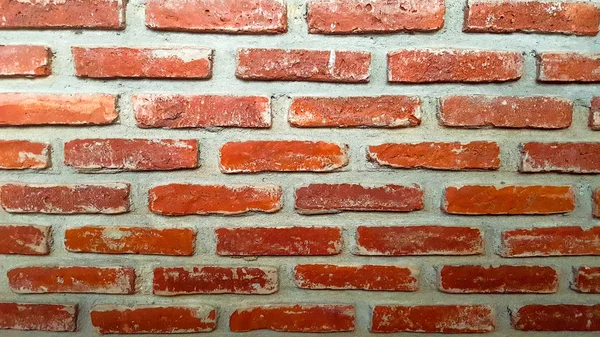 Sfondo Del Vecchio Muro Mattoni Rossi — Foto Stock