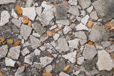 Atılan tuğla yığını. Sorunsuz doku.