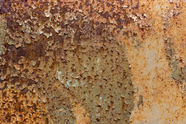 Korozyon pas ve renk eski metal yüzeylerde.