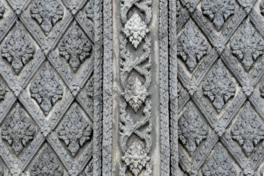 Tay tarzı sıva duvar ve Tapınağı duvar