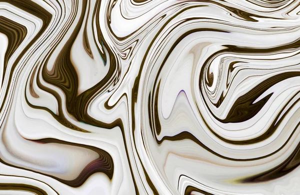 彩色大理石表面 褐色大理石图案的混合曲线 抽象模式 — 图库照片