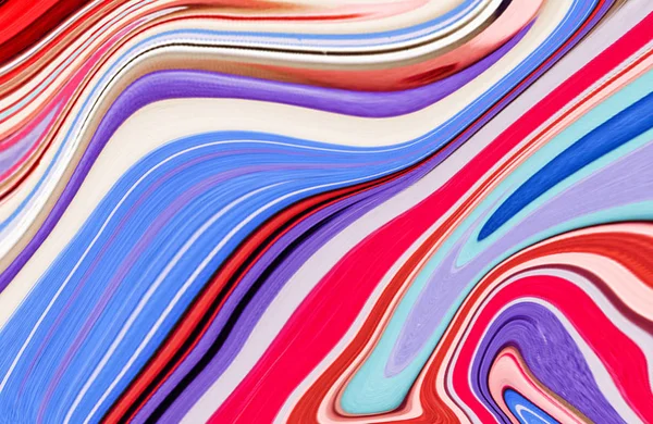 Colorful Marble Surface Multi Color Marble Pattern Blend Curves Abstract — Stock Photo, Image