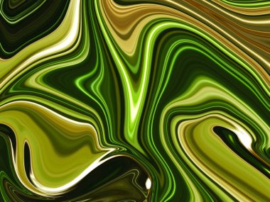 Renkli mermer yüzey. Yeşil mermer desen eğrilerinin karışımı. Soyut desen.