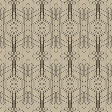 Vektör çizgiler, basit geometrik modern desen. Bir dizi pürüzsüz siyah ve bej sorunsuz arka planlar. Modern şık Soyut doku.
