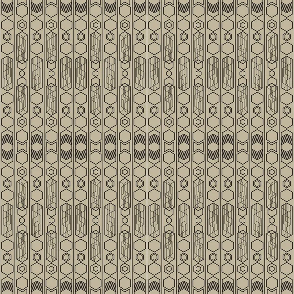 ベクター線の単純な幾何学的なモダンなをパターンします 滑らかな黒とベージュのシームレスな背景のセット モダンなスタイリッシュな抽象的なテクスチャ — ストック写真