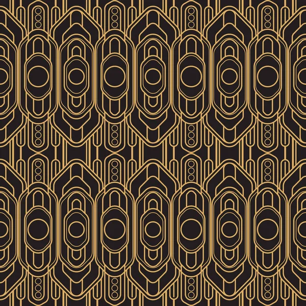 Seamless geometric ornament new style. A set of copper colored lines cutting the sugar seamless. Modern abstract textures.