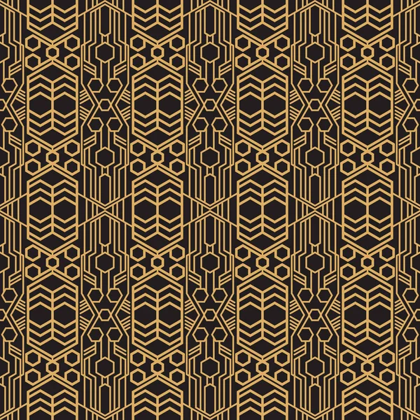 Seamless geometric ornament new style. A set of copper colored lines cutting the sugar seamless. Modern abstract textures.