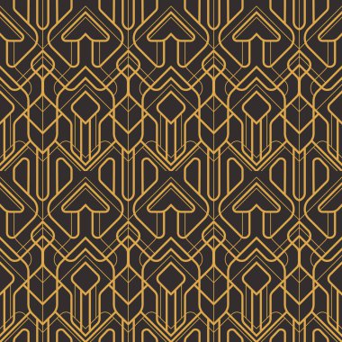 Soyut art deco sorunsuz arka plan lüks