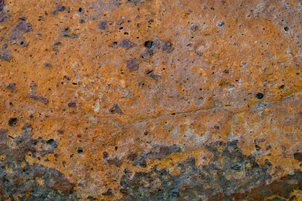 Steel Rusty Flat Texture Heavy Corrosion Stains Macro Background Grunge — Stock Photo, Image