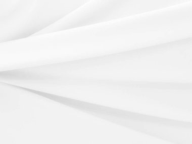 Beyaz ipek saten arka plan pürüzsüz doku arkaplanı. Kumaş açık gri bir ışık dalgası..