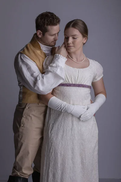 Regency Couple Love — Stock Photo, Image