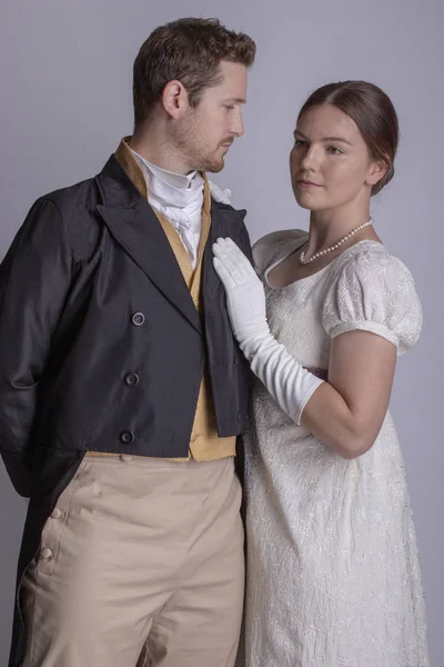 Regency Couple Love — Stock Photo, Image