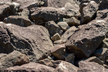 Kayalık bir arazi yaratıcı bir arka plan.