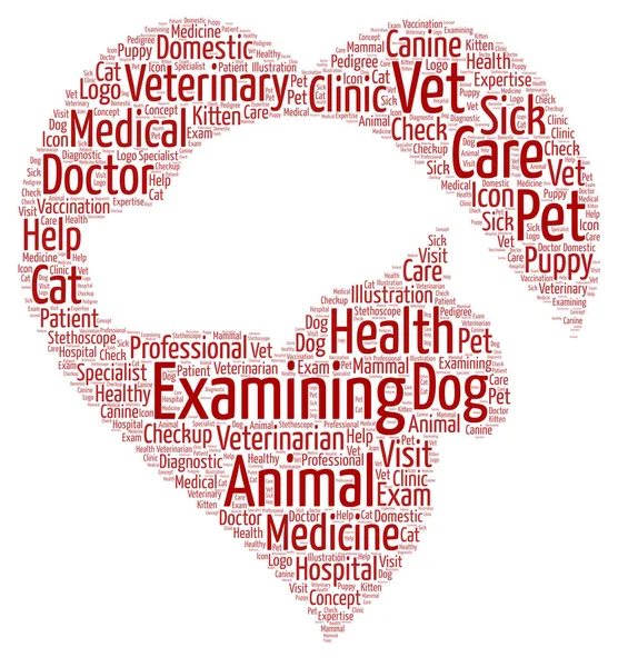 Word Cloud Showing Animal Health — Stock Photo, Image