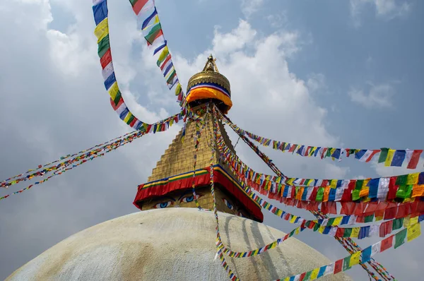 Boudhanath-Stupa Nepal — Stockfoto