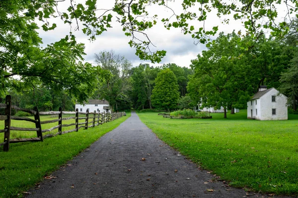 Road w: Hopewell Iron Furnace — Zdjęcie stockowe