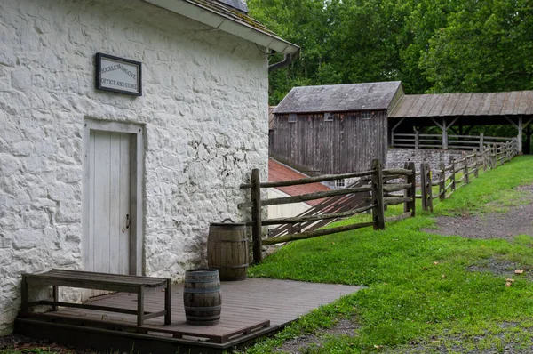 Lager am Hopewell-Eisenofen — Stockfoto