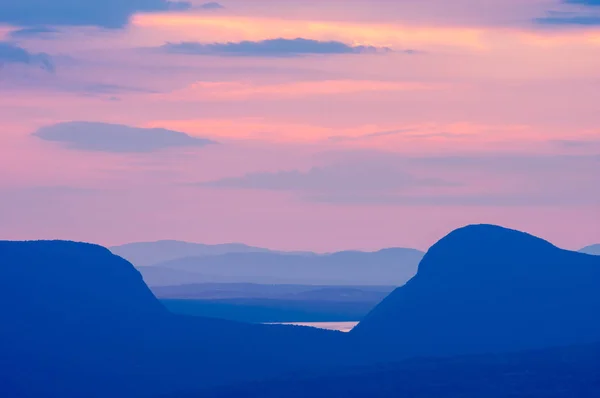 Sunset over Willoughby Gap Vermont — Stock Photo, Image