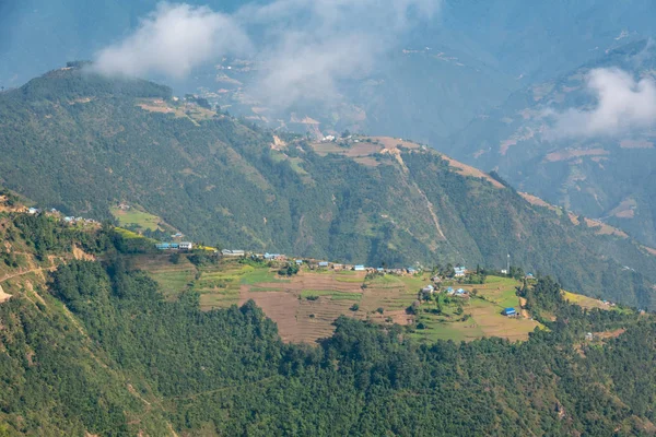 Agriculture de la crête de la montagne — Photo