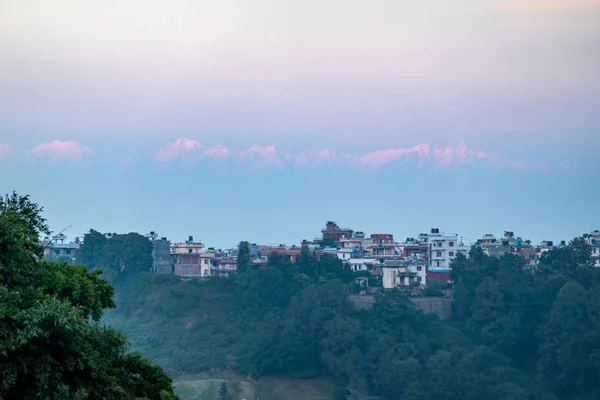 Himalájské horské město — Stock fotografie